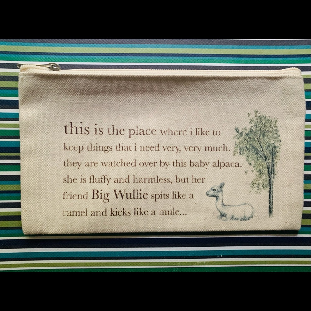 Alpacaly ever after…pouch, wood ruler keychain & eucalan - Picture 2 of 9